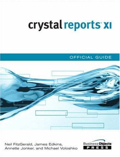 Crystal Reports Xi Official Guide - Paperback English by Neil Fitzgerald 