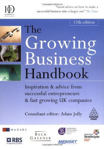 The Growing Business Handbook - Hardcover English by Adam Jolly - 1/12/2009 