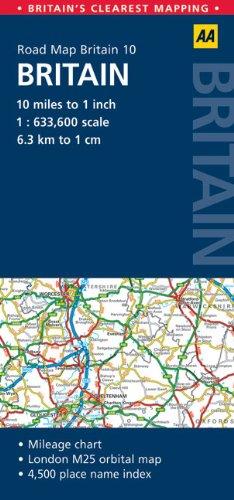 Aa Road Map Britain printed_book_map english - 28/02/2008
