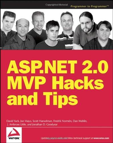 Asp.Net 2.0 Mvp Hacks and Tips - Paperback English by David Yack - 30/05/2006