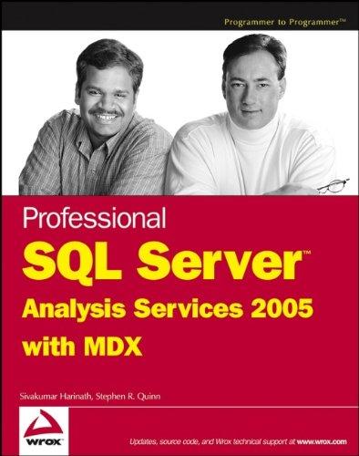 Professional Sql Server Analysis Services 2005 With Mdx - Paperback English by Sivakumar Harinath - 30/05/2006 