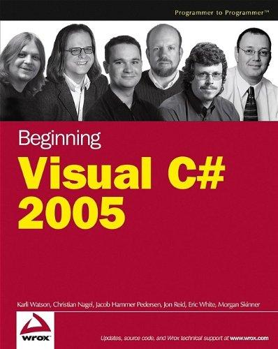 Beginning Visual C# 2005 - Paperback English by Karli Watson - 07/11/2005 
