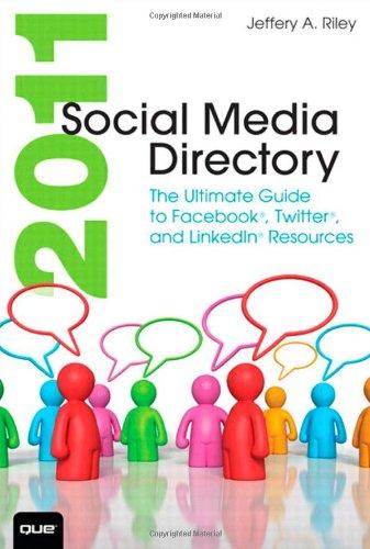 2011 Social Media Directory - Paperback English by Jeffery A. Riley - 25/08/2010 