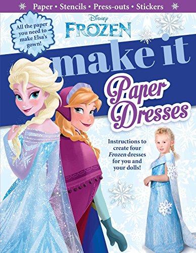 Make It Paper Dresses - Hardcover English by Disney Frozen - 21/04/2015 