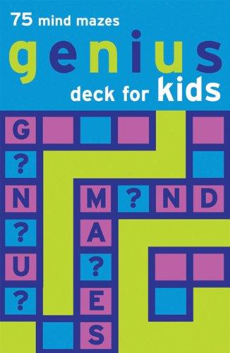 Genius Deck Mind Mazes for Kids Cards English by Chronicle Books LLC Staff - 1/9/2005 