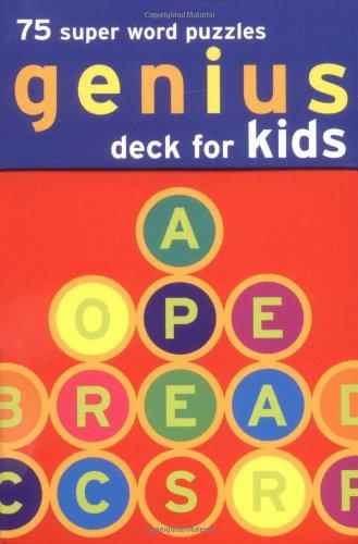 Genius Deck Super Word Puzzles for Kids Cards English by Chronicle Books Staff - 6/10/2005 