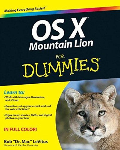 OS X Mountain Lion for Dummies - Paperback English by Bob LeVitus - 14/08/2012