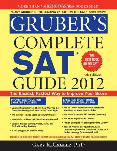Gruber's Complete SAT Guide 2012 - Paperback English by Gary Gruber - 1/7/2011