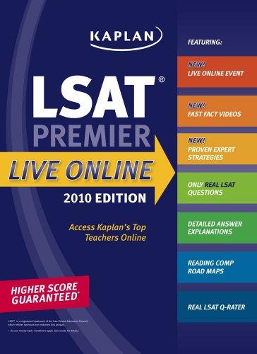 Kaplan LSAT 2010 Premier Live Online - Paperback English by Kaplan - 2/6/2009 
