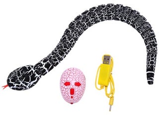 أفعى خشخيشة يمكن التحكم فيها عن بعد مع شحن USB طراز 9909 A-D من نوع مملكة الحيوانات - v1500672939/N11823083A_1