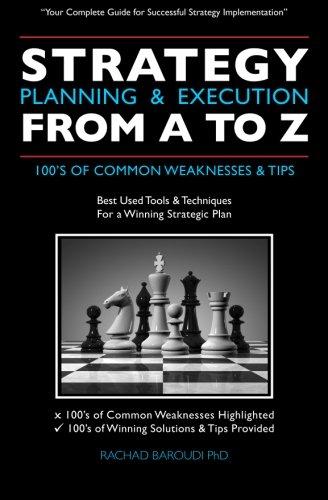 Strategy Planning And Execution From A To Z - Paperback English by Rachad Baroudi Phd - 26/03/2011 