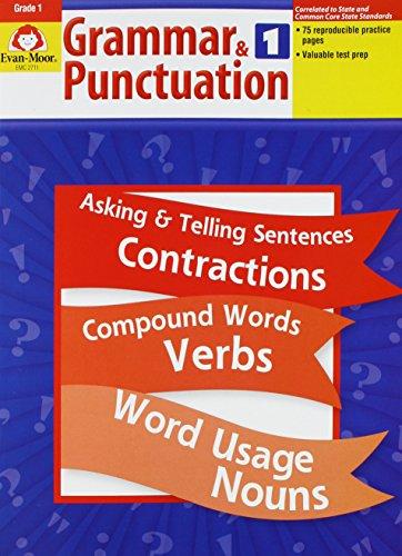 Grammar and Punctuation, Grade 1 Paperback English by Evan Moor - 37259