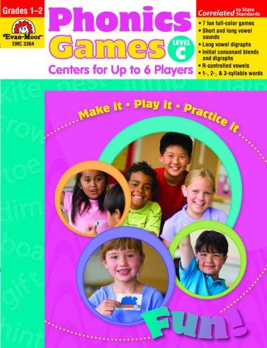 Phonics Games - Paperback English by Evan Moor - 1/1/2008 