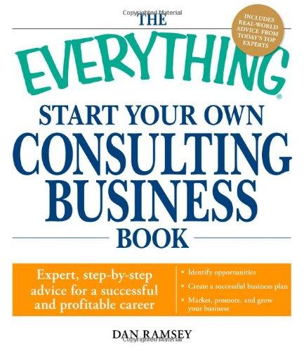 The Everything Start Your Own Consulting Business Book printed_book_paperback english - 18/11/2009