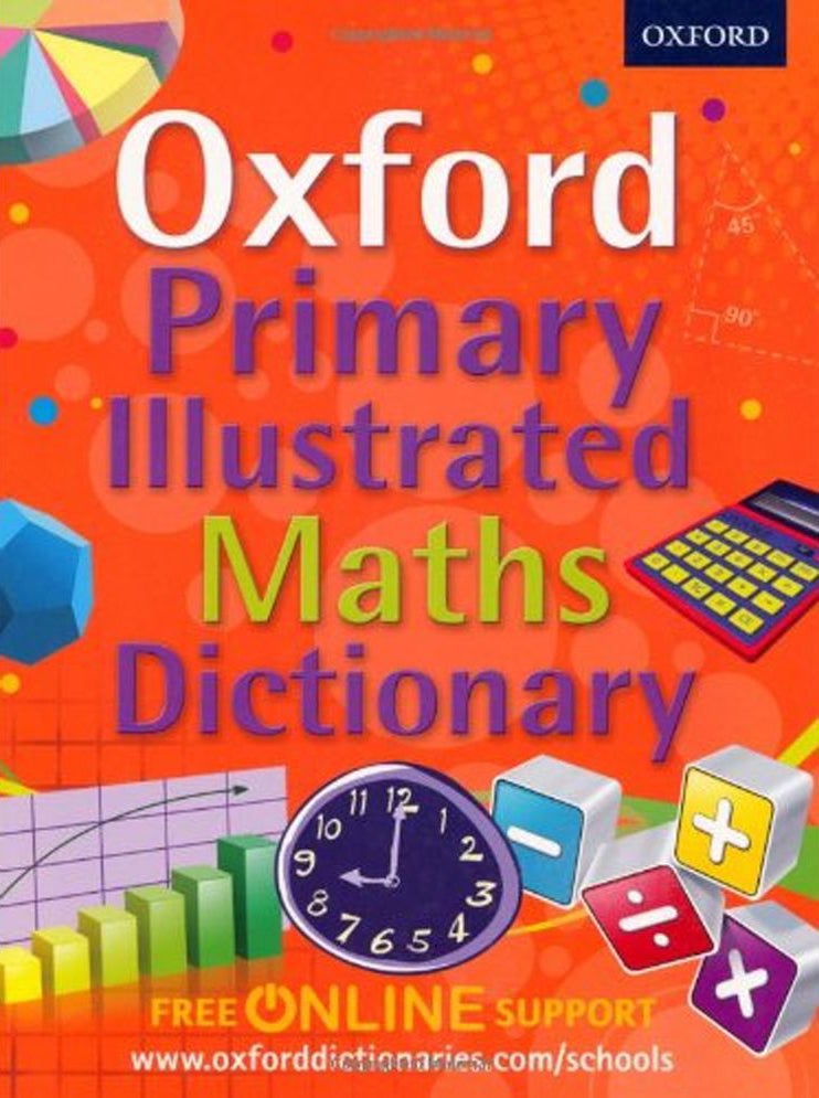 Oxford Primary Illustrated Maths Dictionary Board Book English by Oxford Dictionaries - 41310 - Image 1