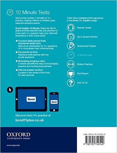Bond 11+ English 10 Minute Test printed_book_paperback english - 05/03/2015 - Image 2