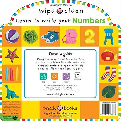 Learn To Write Your Numbers - Board Book English by Roger Priddy - 3/1/2004  - Image 2