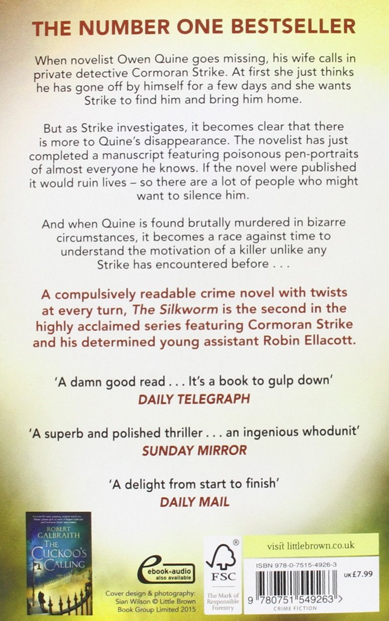 ذا سيلك وورم - غلاف ورقي عادي الإنجليزية - 29/01/2015 - Image 2