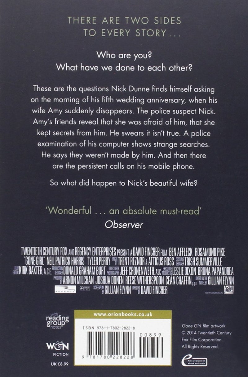 Gone Girl غلاف ورقي الإنجليزية - 41334 - Image 2