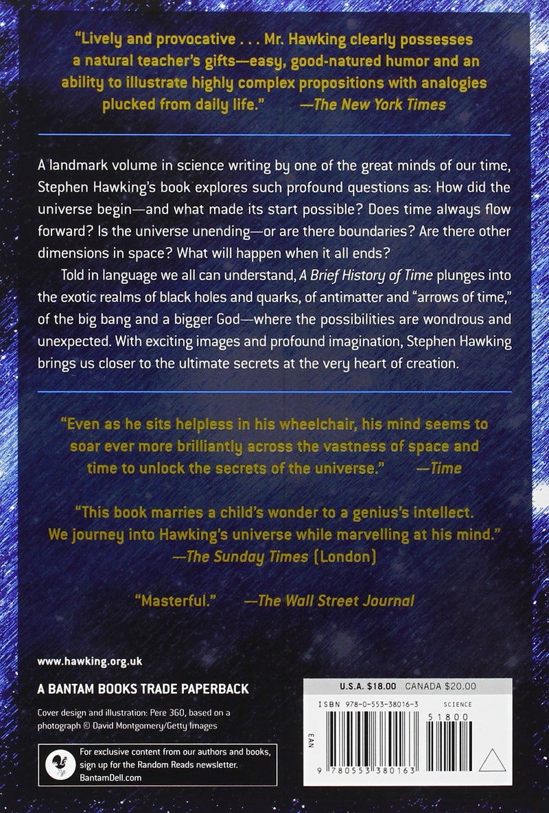 A Brief History Of Time - Paperback English by Stephen Hawking - 18/08/2011  - Image 2
