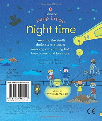 Peep Inside Night-Time Paperback English by Anna Milbourne - 01/10/2014  - Image 2