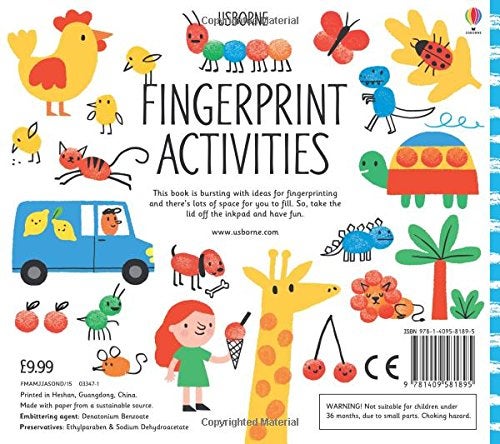 Fingerprint Activities Paperback English by Fiona Watt - 2015-04-01 - Image 2