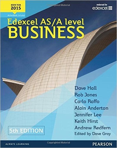 Edexcel AS/A level Business Paperback English by Dave Hall - 42243 - Image 1