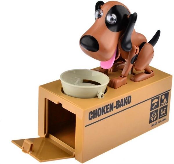 Right Click - Hungry Coins Eating Dog Money Bank - Image 1