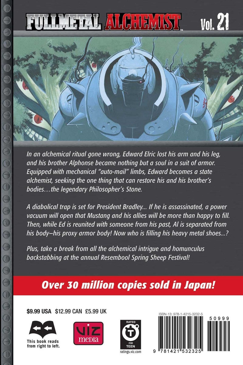 Fullmetal Alchemist: V. 21 - Paperback English by Hiromu Arakawa - Image 2