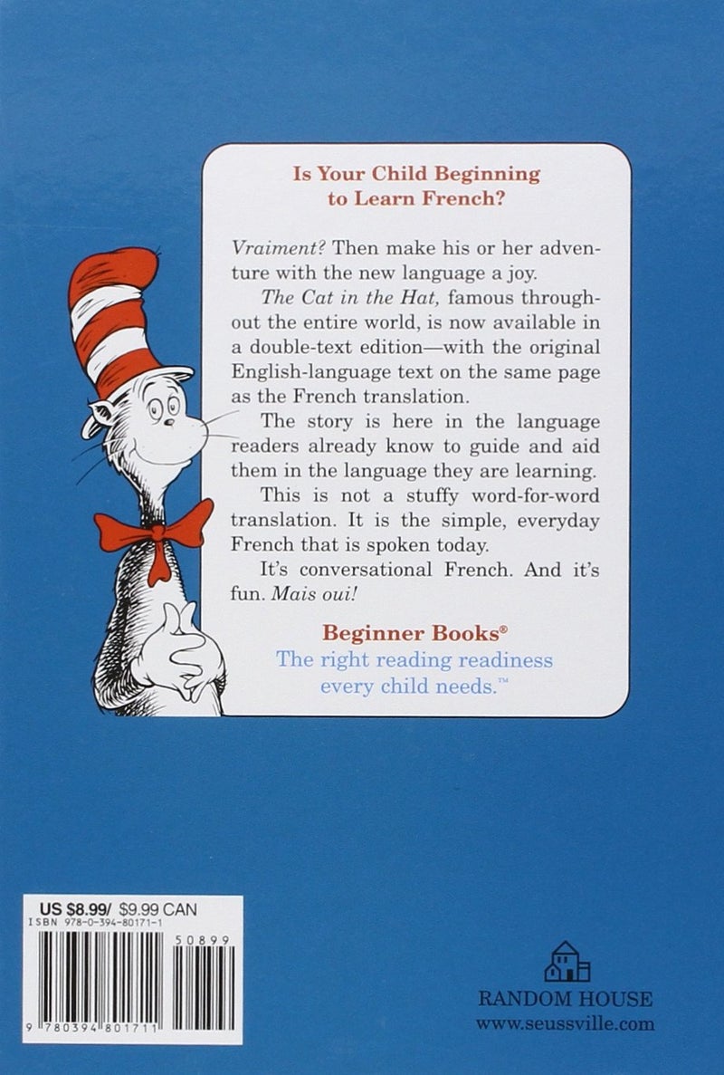Cat In The Hat The: In English And French Hardcover English by Dr. Seuss - 24727  - Image 2