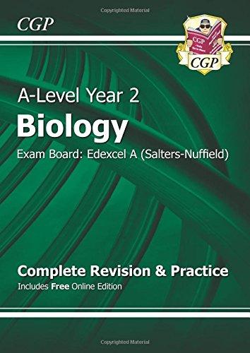 A-Level Biology Paperback English by Cgp Books - 42271