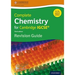 Complete Chemistry For Cambridge IGCSE Revision Guide Paperback English by Rosemarie Gallagher - 42131