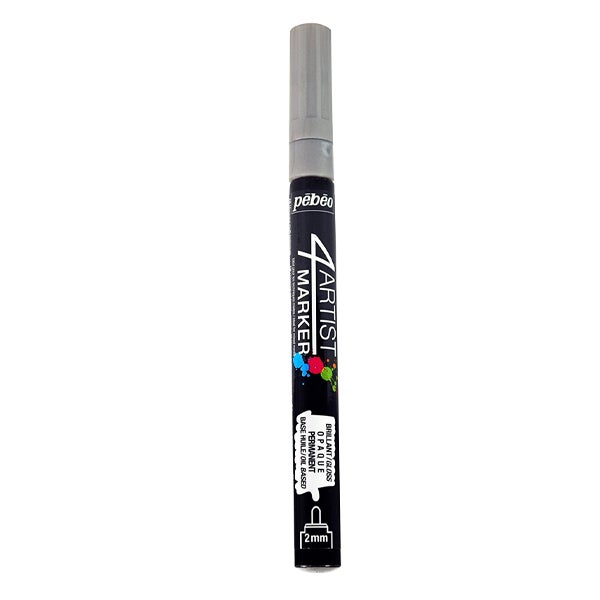 Pebeo 4Artist Marker Silver 2mm  - Image 2