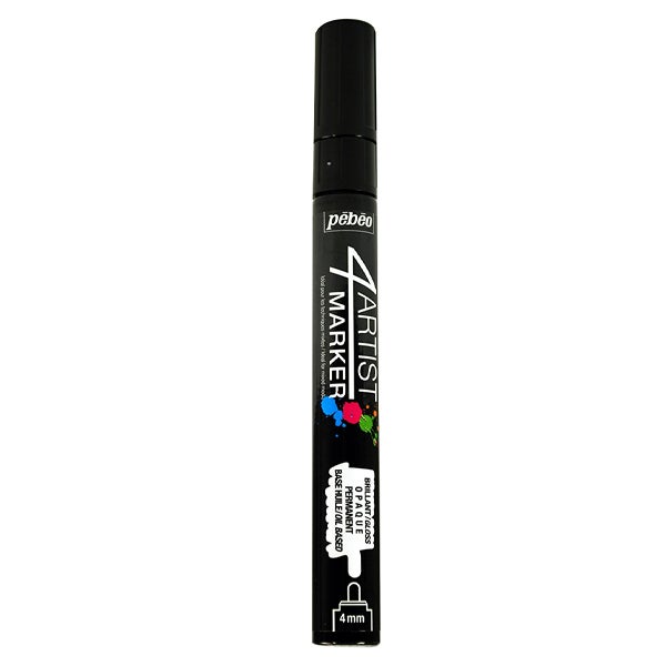 Pebeo 4Artist Marker Black 4mm  - Image 2