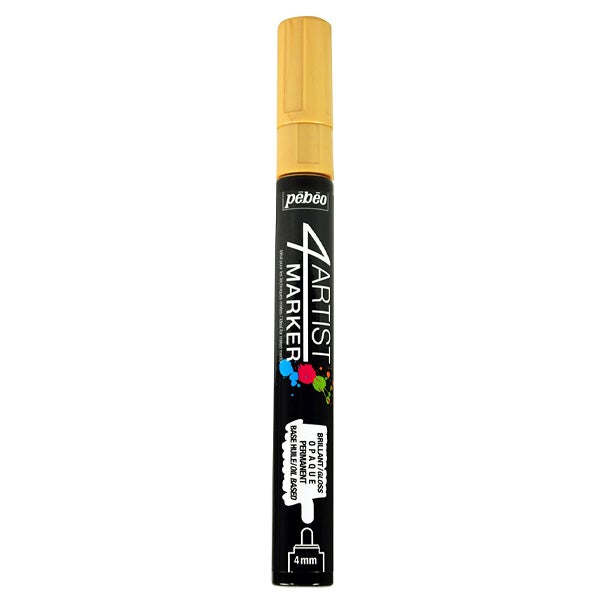 Pebeo 4Artist Marker Gold 4mm  - Image 2