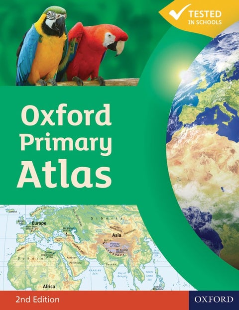 Oxford Primary Atlas Paperback English by Dr Patrick Wiegand - 40605