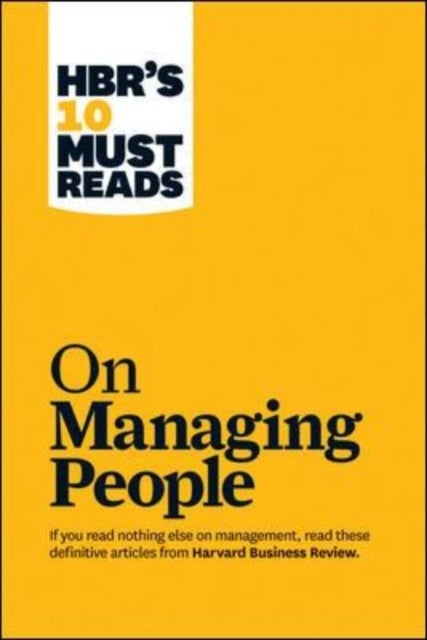 HBR's 10 Must Reads On Managing People - Paperback English by Harvard Business Review - 07/02/2011 