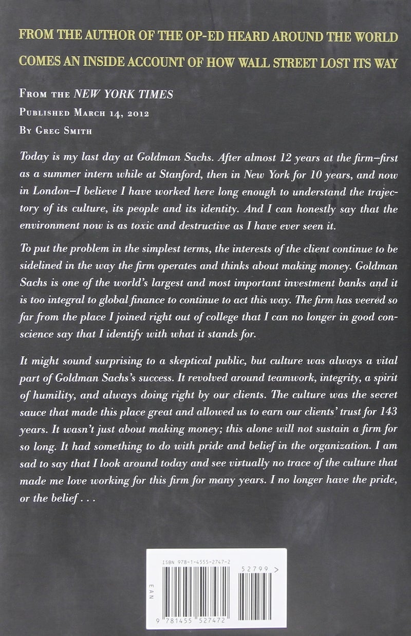 Why I Left Goldman Sachs - Paperback English by Greg Smith - 30/10/2012  - Image 2