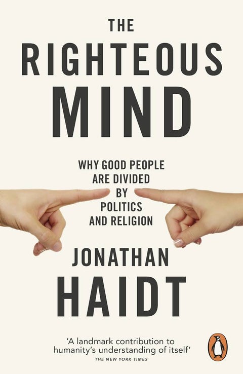 The Righteous Mind - Paperback English by JONATHAN HAIDT - 02/05/2013