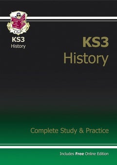 KS3 History Complete Study & Practice Paperback English by CGP Books - 43641  - Image 1