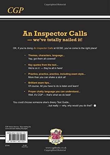 GCSE English Text Guide - An Inspector Calls - Paperback English by CGP Books - 20/02/2015