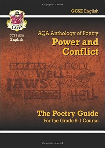GCSE English AQA Poetry GuideAnthology : Power & Conflict - Grade 9-1 Course Paperback English by CGP Books - 42233 - Image 1