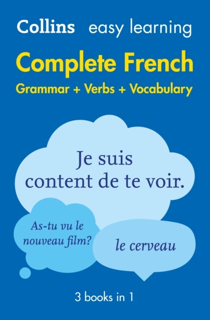 Easy Learning French Complete Grammar, Verbs And Vocabulary (3 Books In 1) - Paperback English by Collins Dictionaries - 14/01/2016 