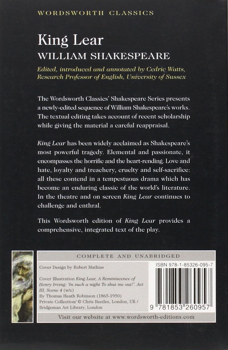 فيلم King Lear غلاف ورقي الإنجليزية - 34457 - Image 2