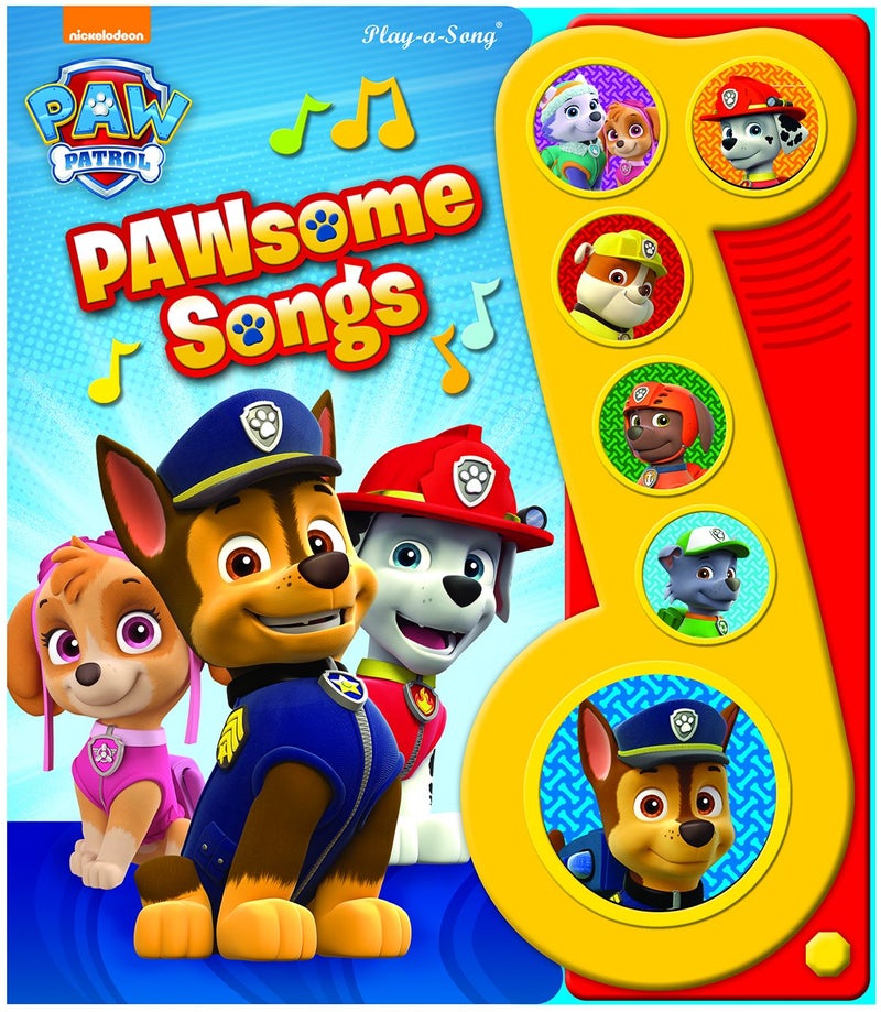 Paw Patrol - Pawsome Songs - Little Music Note Hardcover English by Nickelodeon - 42416