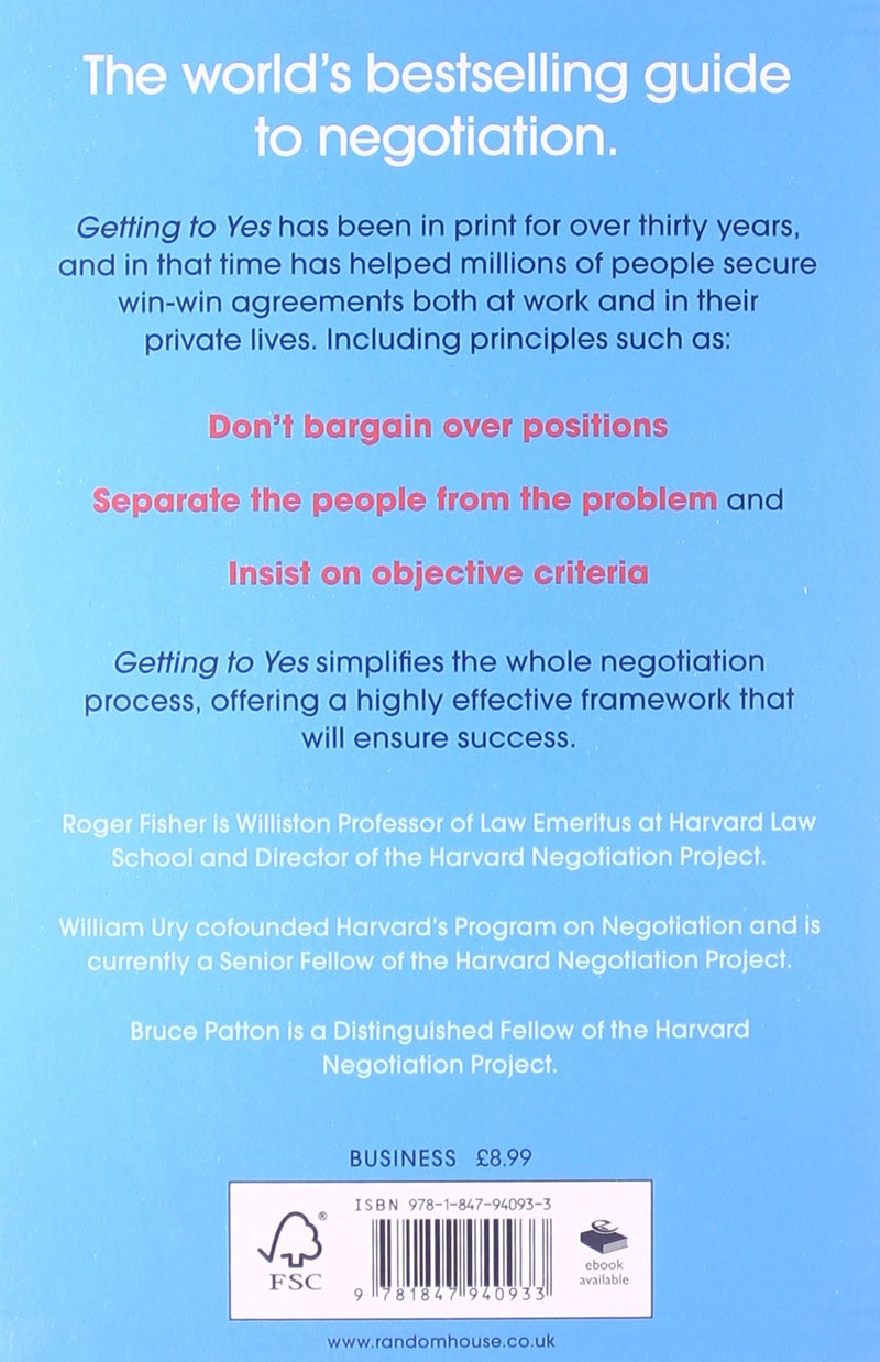 Getting To Yes - Paperback English by Roger Fisher - 07/07/2012  - Image 2