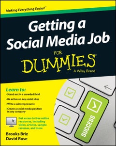 Getting a Social Media Job for Dummies - Paperback English by Brooks Briz - 06/04/2015 