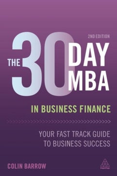 The 30 Day Mba in Business Finance Paperback English by Colin Barrow - 42397 