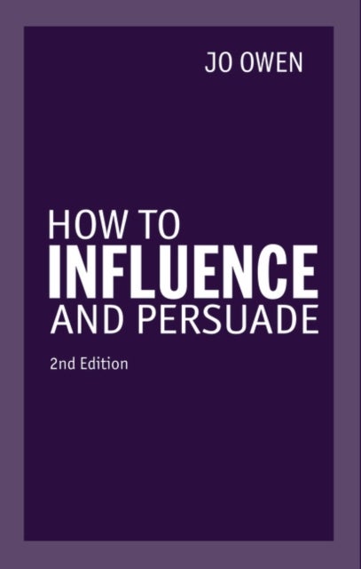 How to Influence and Persuade printed_book_paperback english - 4/12/2012