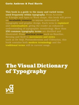 The Visual Dictionary of Typography printed_book_paperback english - 4/11/2010 - v1502138867/N11168684A_1